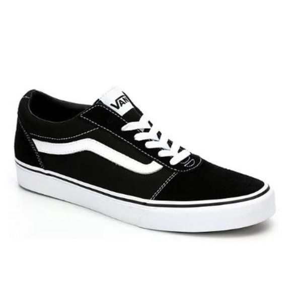 SOLD VANS Ward Waffle Black/White Men's Suede Canvas Skate Shoes Size 11.5 - Picture 3 of 5